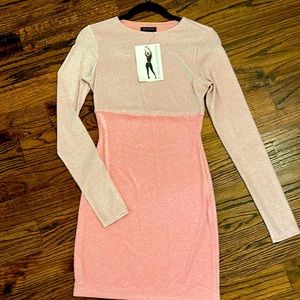 NWT Naked Wardrobe Midi Dress